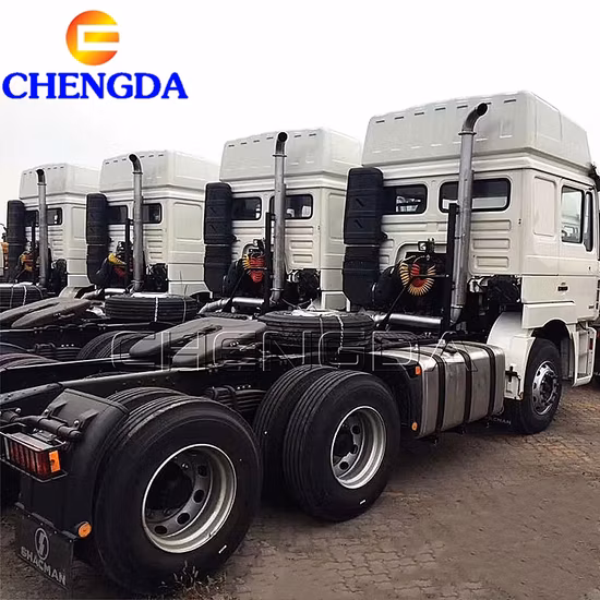 Heavy Duty Shacman F2000 F3000 M3000 10 Wheeler 6X4 380HP 420HP Caminhão Reboque Caminhão Cabeça Trator